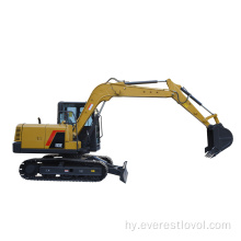 0.3M3 Crawler Excavator նոր ամբողջ հիդրավլիկ սողացողով